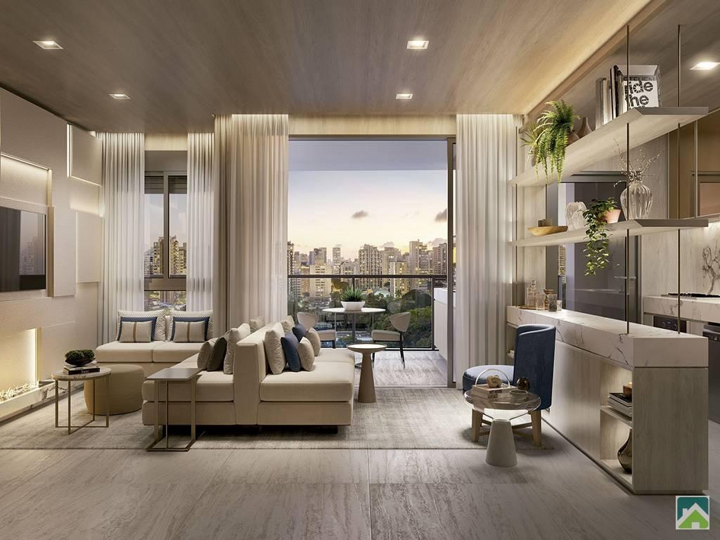 Apartamento 3 dormitorios, suites, amplo terraço e vagas. 106m², zona sul à venda em São Paulo, Parque Global