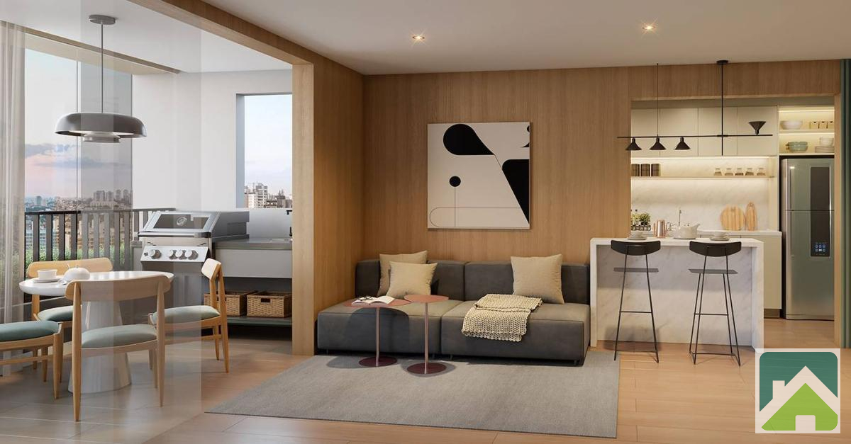 Apartamento com 2 Dormitórios, Suíte ou 1 Dorm (Suite), Terraço e Vaga. 69m². Venda, em São Paulo, Zona Sul, Vila Mariana, Mirandopolis - SBRX