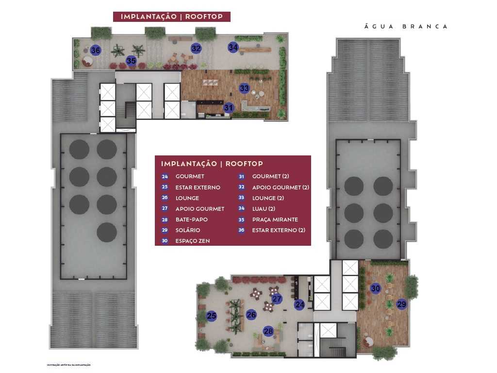 Planta - Apartamentos 2 dorms suíte, terraço e vaga 46m, Lapa, Agua Branca. Lazer completo, Terreo e rooftop, financiamento Caixa e Tabela Direta. Use seu FGTS - SBRX