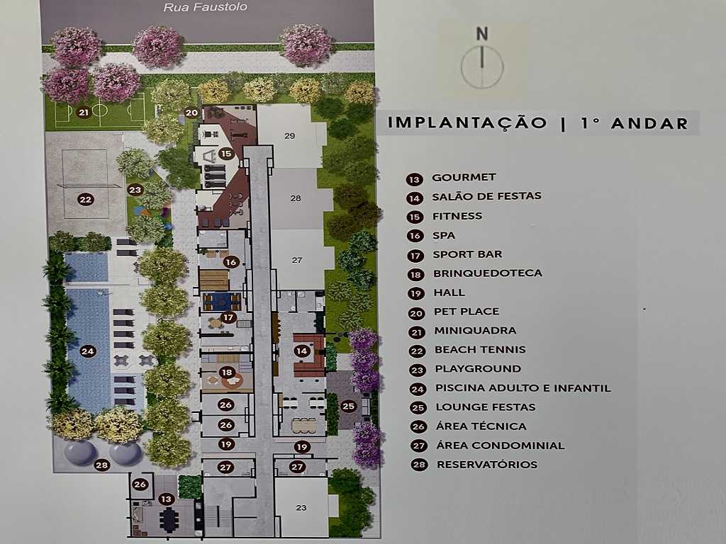 Planta - Apartamento 2 Dorms e amplo Terraço. 47m. Venda, Zona Oeste, Vila Romana, Pompeia,São Paulo. Proximo Metro  e Financiamento Caixa - SBRX