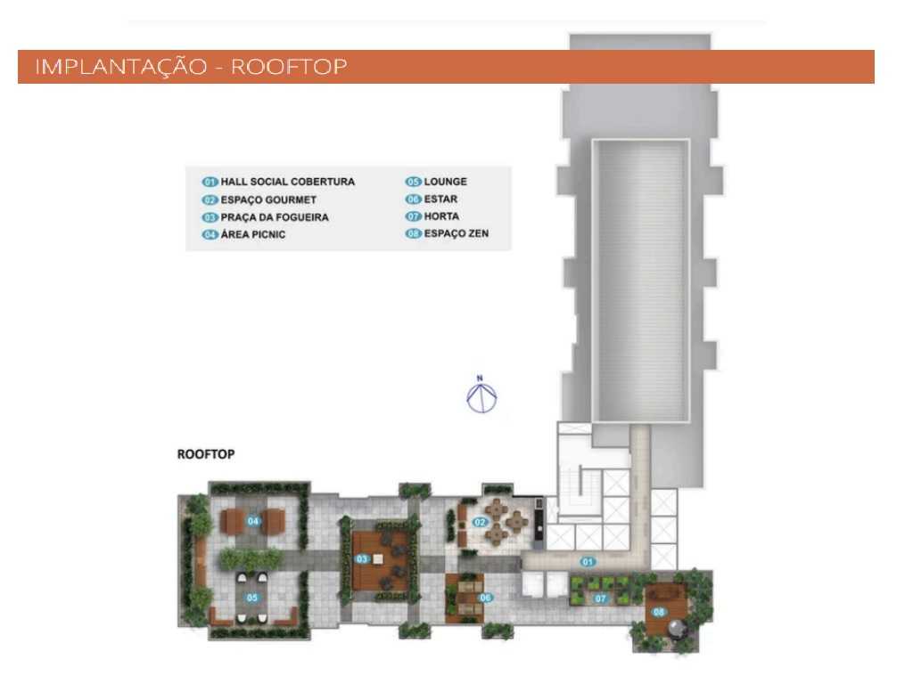Planta - Apartamento Campo Limpo, 2 Dorms, Suite, Terraços e Vaga. Lazer Completo. Ao lado do Shopping e Metro Campo Limpo. Financiamento Caixa. - SBRX