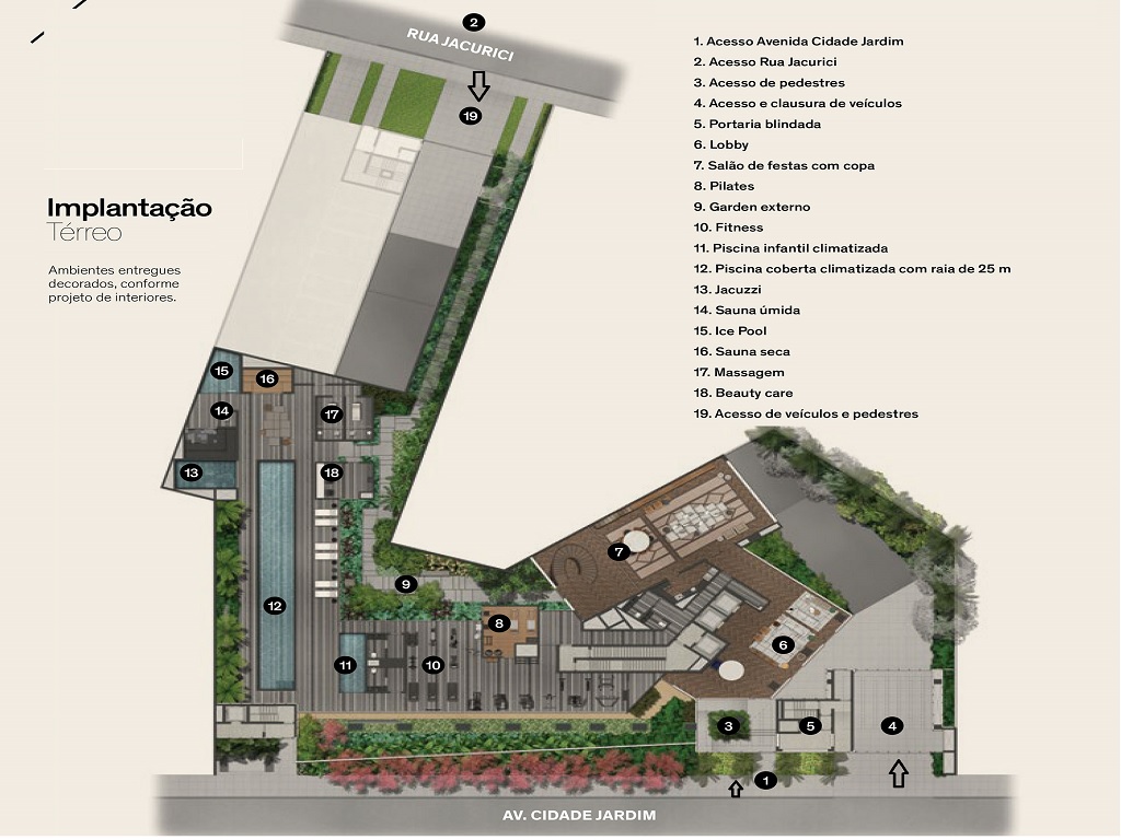 Planta - Apartamento Cidade Jardim, alto padrão, 4 Dormitorios, 4 Suites, Terraços, 4 Vagas, 472m², alto padrão, novo, à venda em São Paulo, Jardim Paulistano - SBRX