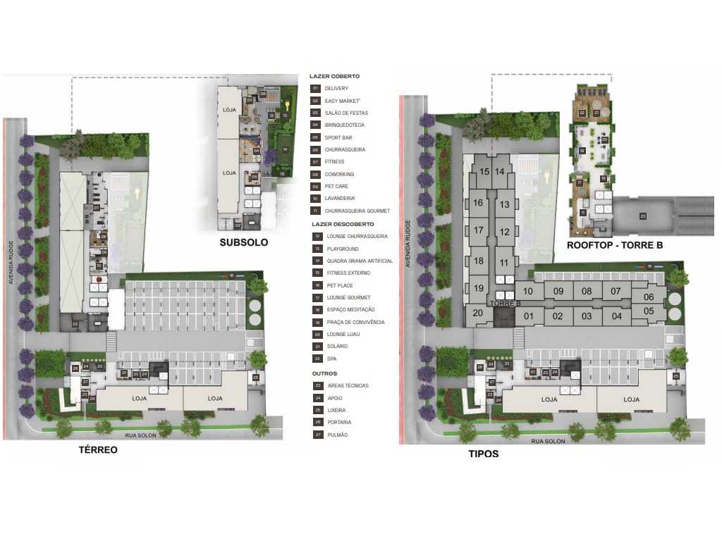 Planta - Bom Retiro. Apartamento 2 Dorms e Terraço. 41m². Lazer Terreo e Cobertura. Financiamento Caixa. Ao lado Futura Estação Bom Retiro - SBRX