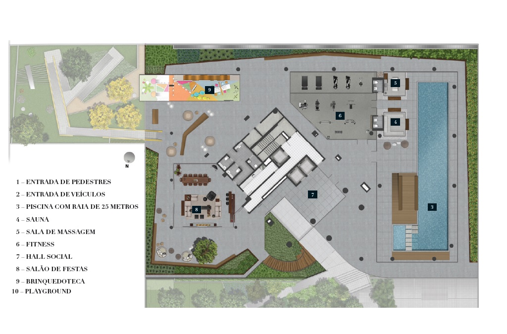 Planta - Apartamento alto padrão com 4 suites, 5 vagas, 322m², em São Paulo, Vila Olímpia, Itaim. Zona Sul. - SBRX