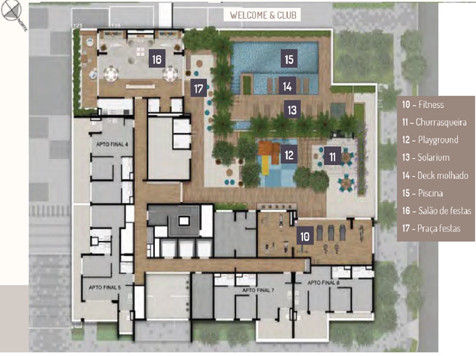 Planta - Apartamento com 1 suite, terraço e vaga. Novo, à venda em São Paulo, Moema. Estação Metro Eucaliptos. Shopping Ibirapuera. - SBRX