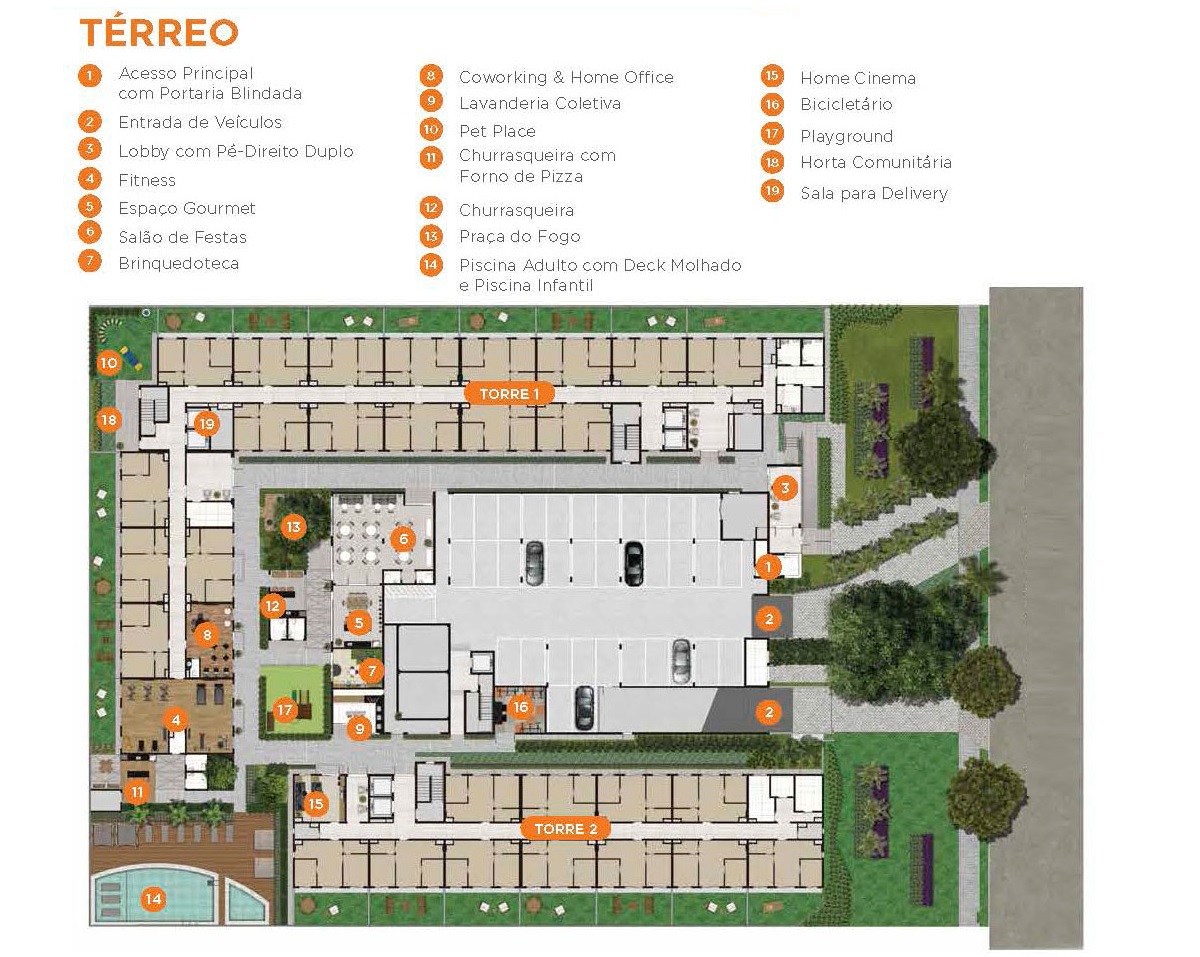Planta - Lapa, Barra Funda, Apartamento 2 dormitorios, terraço e vaga, pronto. Amplo lazer. Novo, venda São Paulo, região oeste. Metro lapa e agua branca. - SBRX