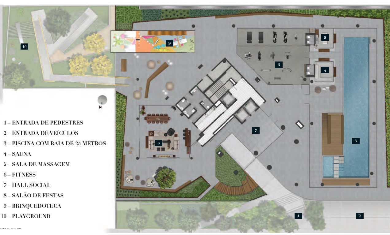 Planta - Apartamento alto padrão com 3 suites, Terraços, 5 vagas, 322m², em São Paulo, Vila Olímpia, Itaim. Zona Sul. - SBRX