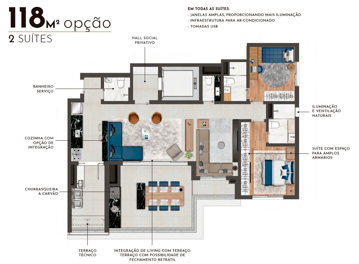 Planta - Chacara Klabin, Apartamentos 3 dormitórios, suite, amplo terraço, 2 vagas, Lazer exclusivo diferenciado. Proximo metro. Novo, venda, São Paulo - SBRX