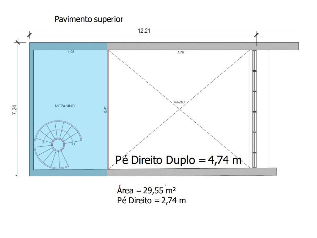 Planta - Loja, pronta para utilização, 155m², Mezanino e 2 vagas. à venda em São Paulo, Klabin, Vila Mariana. - SBRX